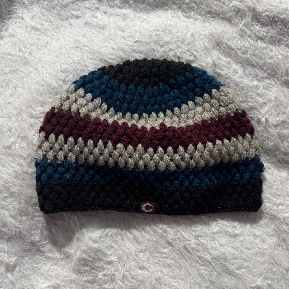 Multicolor Crochet Beanie